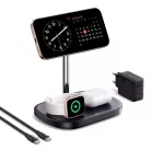 Baseus EnerFill FS41 3in1 vezeték nélküli töltő, 22,5 W, fekete
