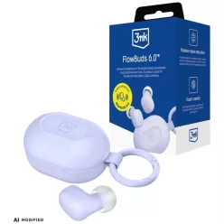 3MK FlowBuds 6.0 lila vezeték nélküli fülhallgató