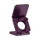 FORCELL AluFold Pro 3 az 1-ben összecsukható vezeték nélküli töltő, Qi2.2, 25 W, bordó