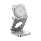FORCELL AluFold Pro 3 az 1-ben Qi2.2 vezeték nélküli asztali töltő, 25 W, ezüst