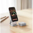 FORCELL AluFold Pro 3 az 1-ben Qi2.2 vezeték nélküli asztali töltő, 25 W, ezüst