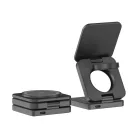 FORCELL AluFold Pro 3 az 1-ben Qi2.2 vezeték nélküli töltő, 25 W, sötétszürke