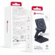 FORCELL AluFold Pro Qi2.2 25 W-os, 3 az 1-ben összecsukható vezeték nélküli töltő, kék