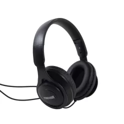   Maxell BASS13 304492.00.CN vezetékes fejhallgató, mikrofon, USB-C csatlakozó, összehajtható, fekete