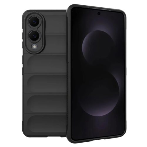 Techsuit - Varázspajzs - Samsung Galaxy S25 Edge - Fekete tok