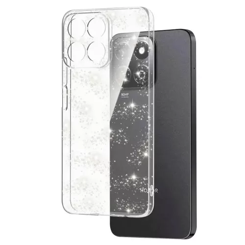 Techsuit - SparkleSkin sorozat - Honor X8c - Átlátszó tok
