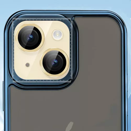 Lito - S+ Kameraüveg védő - iPhone 14 / iPhone 14 Plus - Sárga