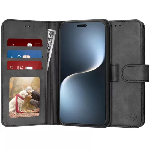 Honor Magic7 Pro Fekete Techsuit Jegyzetfüzet tok