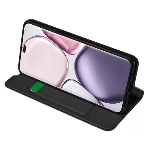 Honor Magic7 Lite / X9c Fekete Techsuit Magskin Könyv tok