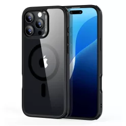   iPhone 16 Pro Átlátszó Fekete ESR Klasszikus Hibrid HaloLock tok