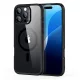 iPhone 16 Pro Átlátszó Fekete ESR Klasszikus Hibrid HaloLock tok