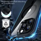iPhone 16 Pro Átlátszó Fekete ESR Klasszikus Hibrid HaloLock tok