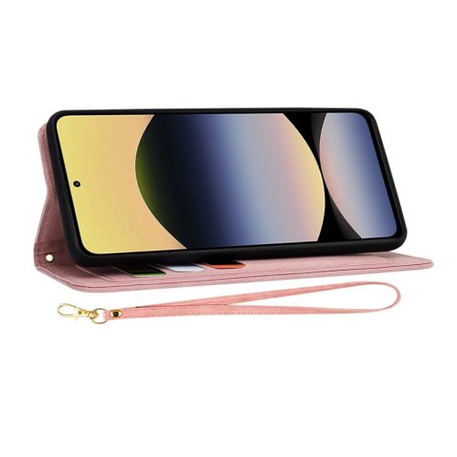 Techsuit - FlipCraft - Xiaomi Redmi Note 14 4G regionális verzió (163,25 x 76,55 x 8,16 mm) - Kedves Rózsaszín tok