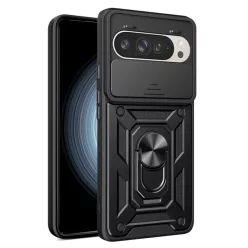   Techsuit - CamShield sorozat - Google Pixel 9 / 9 Pro - Fekete tok
