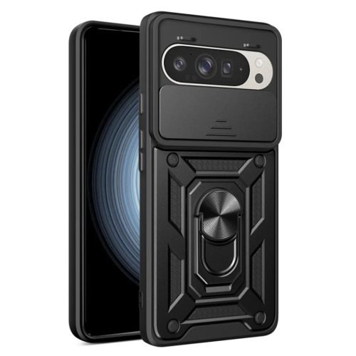 Techsuit - CamShield sorozat - Google Pixel 9 / 9 Pro - Fekete tok