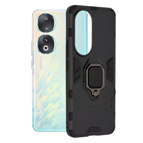 Techsuit - Szilikon Pajzs - Honor 90 - Fekete tok