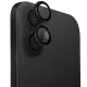 Uniq Optix Alumínium Kamera Lencsevédő iPhone 16 / 16 Plus applikátorral - fekete üvegfólia