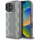 iPhone 16 Pro Bézs DKNY Kockás Minta Magsafe tok