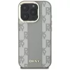 iPhone 16 Pro Bézs DKNY Kockás Minta Magsafe tok