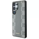 Samsung Galaxy S25 Ultra Szürke DKNY bőr kockás mintás MagSafe tok