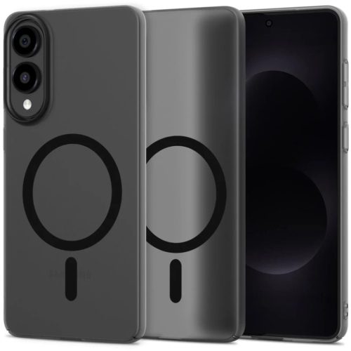 Tech-protect Magslim Magsafe Galaxy S25 Edge Matte/fekete tok