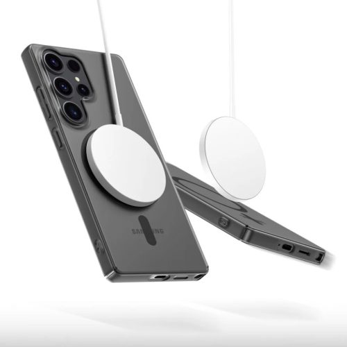 Tech-protect Magslim Magsafe Galaxy S25 Edge Matte/fekete tok