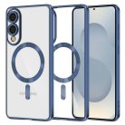 Techsuit - Luxus Kristály MagSafe - Samsung Galaxy S25 Edge - Mélykék tok