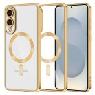 Techsuit - Luxus Kristály MagSafe - Samsung Galaxy S25 Edge - Arany tok