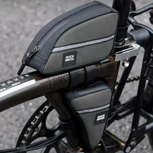 Rockbros háromszög alakú bicikliváz táska 0.8l - fekete