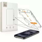 Tech-protect Quick Set+ 2-pack iPhone 15 / 16 Fekete üvegfólia