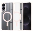 Techsuit - MagSafe Pro - Samsung Galaxy S25 Edge - Natúr Rózsaszín tok