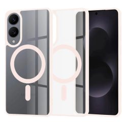   Techsuit - MagSafe Pro - Samsung Galaxy S25 Edge - Natúr Rózsaszín tok