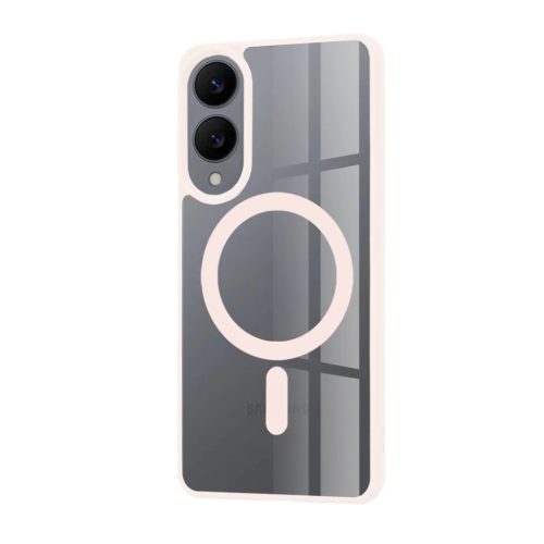 Techsuit - MagSafe Pro - Samsung Galaxy S25 Edge - Natúr Rózsaszín tok