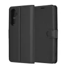Techsuit - Bőr Tok - Samsung Galaxy A35 5G - Fekete tok