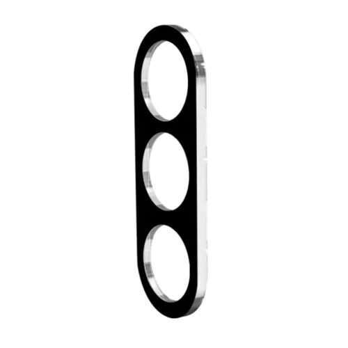 Techsuit - Teljes Kamera Üveg - Samsung Galaxy A55 5G - Fekete üvegfólia