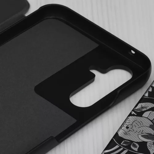 Techsuit - eFold Series - Samsung Galaxy A54 - Fekete tok