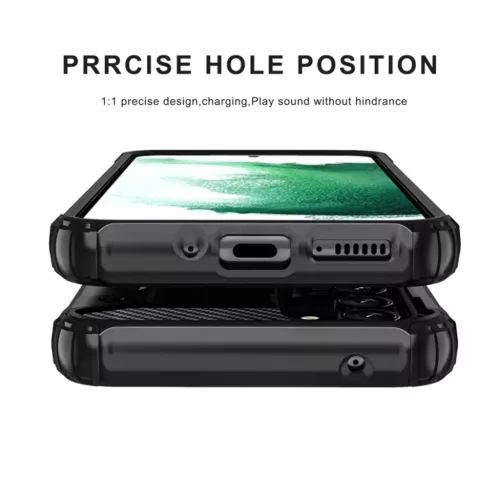Techsuit - Hibrid Páncél - Samsung Galaxy A54 - Fekete tok