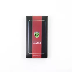   Edzett üveg 6D iPhone 15 6,1" / 16 6,1" fekete keret 10in1 üvegfólia