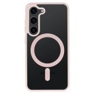 Akril Magsafe tok Samsung Galaxy S25 Edge-hez világos rózsaszín