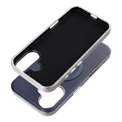 GENTLEMAN MAG COVER tok kompatibilis MagSafe-fel iPhone 15-höz sötétkék