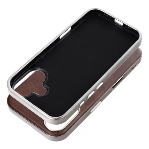 GENTLEMAN MAG COVER tok kompatibilis MagSafe-fel IPHONE 16 PRO-hoz barna