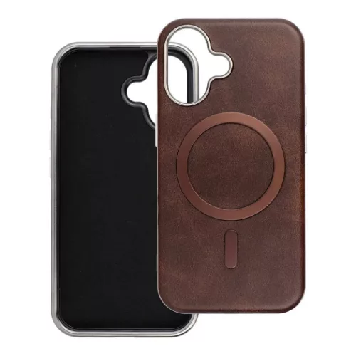 GENTLEMAN MAG COVER tok kompatibilis MagSafe-fel IPHONE 16 PRO-hoz barna