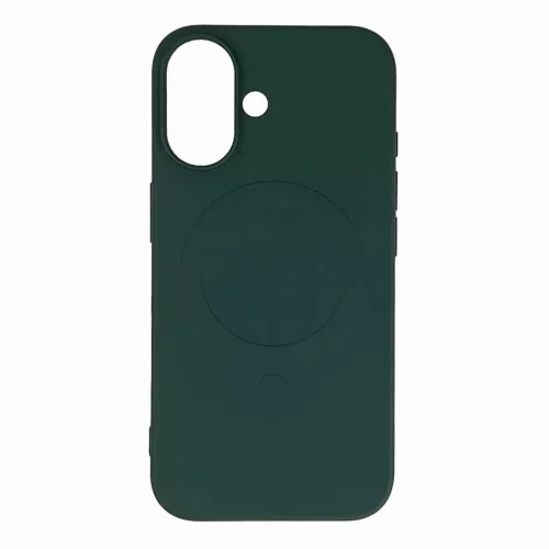 Liquid Silicone fliptok MagSafe kompatibilitással Samsung Galaxy A26 5G-hez - Zöld tok