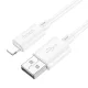 HOCO kábel USB A - Lightning 2,4A X88 1 m fehér