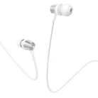 HOCO vezetékes fülhallgató Jack 3,5 mm mikrofonnal M79 fehér