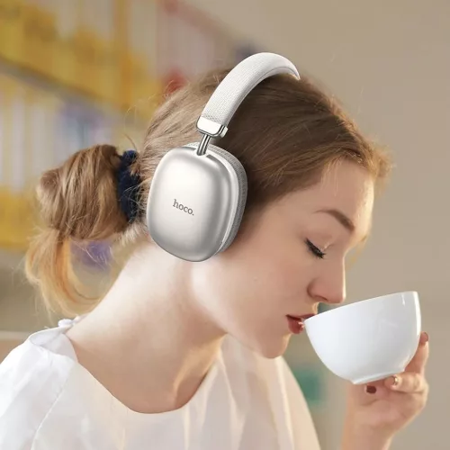 HOCO vezeték nélküli Bluetooth fejhallgató W35 ezüst