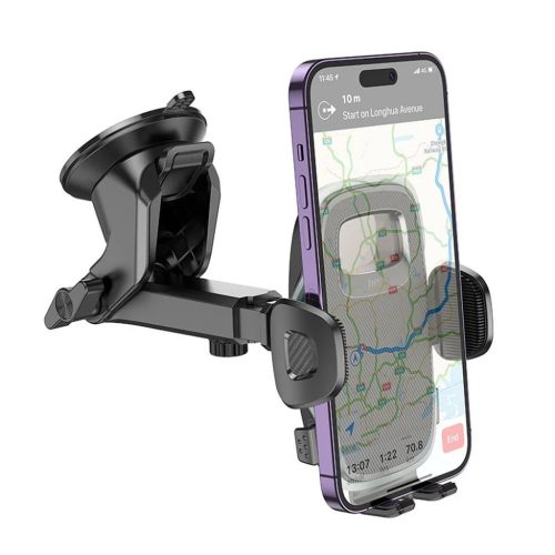 HOCO autós tartó szélvédőre / műszerfalra H15 sötét éjszaka fekete