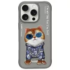 NIMMY tok GLASSES COOL CAT iPhone 16 Pro szürke