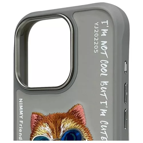 NIMMY tok GLASSES COOL CAT iPhone 16 Pro szürke