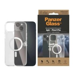   PanzerGlass HardCase MagSafe Antibacterial Katonai Minősítésű tok iPhone 14 Plus / 15 Plus - Átlátszó tok